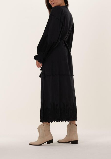Grijze SISSEL EDELBO Midi jurk TAMMY COTTON DRESS - large