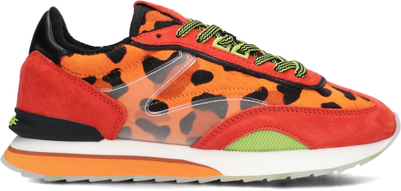 The Hoff Brand Lage Sneakers Dames Orange Lady, Maat: 38, Materiaal: Ponyhair