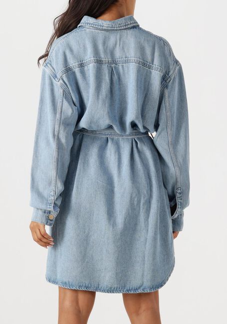 Lichtblauwe 7 FOR ALL MANKIND Mini jurk SHIRT DRESS - large