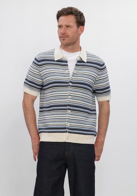 Blauwe NN.07 Polo NOLAN POLO CARDIGAN 60019 - large
