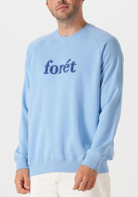 Lichtblauwe FORÉT Sweater SPRUCE SWEATSHIRT - large