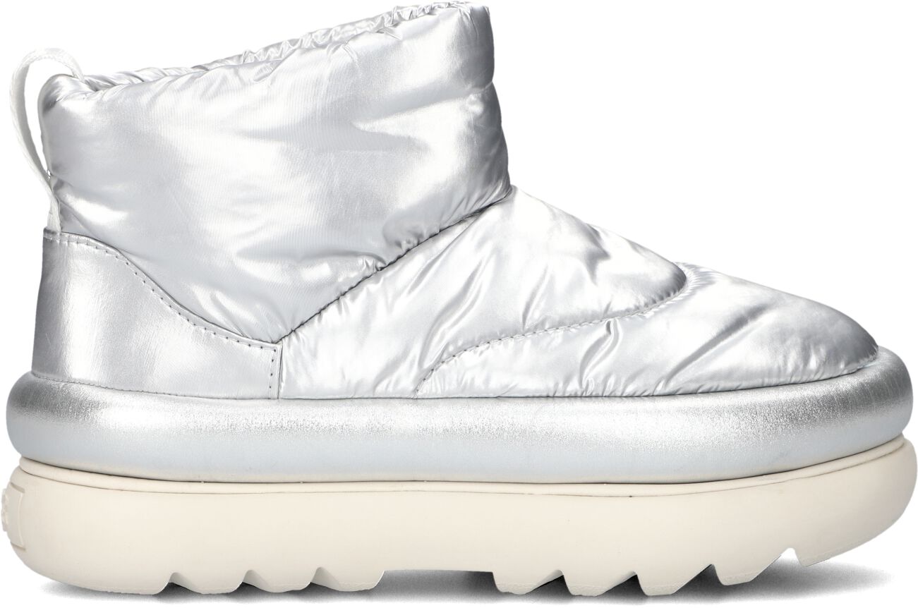 UGG Snowboots Dames Classic Maxi Mini Metallic, Maat: 36, Materiaal: Textiel, Kleur: Zilver