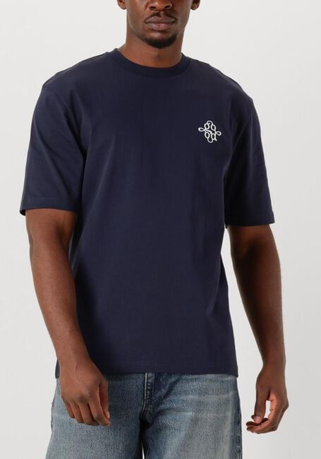 Donkerblauwe THE GOODPEOPLE T-shirt TYLER - large