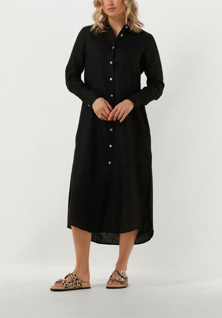 Zwarte RESORT FINEST Maxi jurk SHIRT DRESS - large