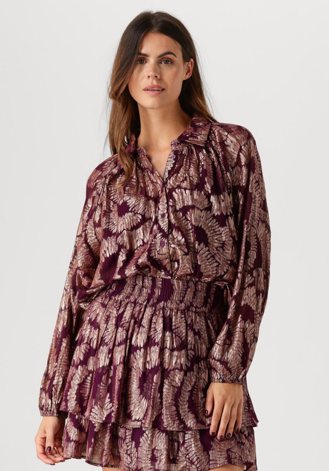 Amaya Amsterdam Blouse Dames Dream, Maat: L, Kleur: Paars