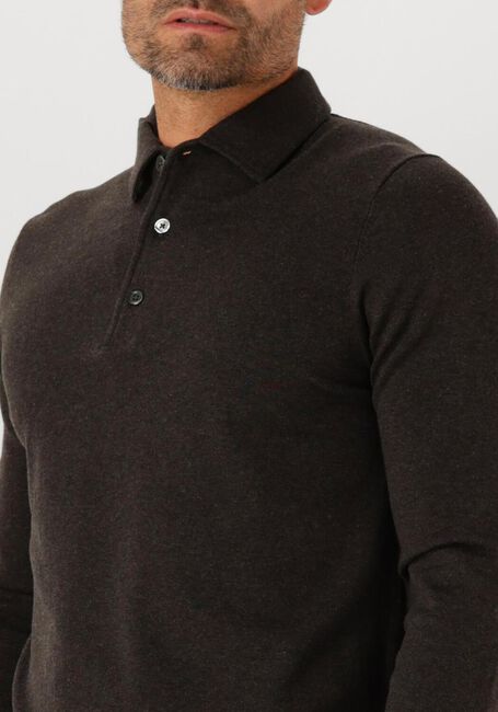 Bruine PROFUOMO Polo POLO ONEPIECE LS - large
