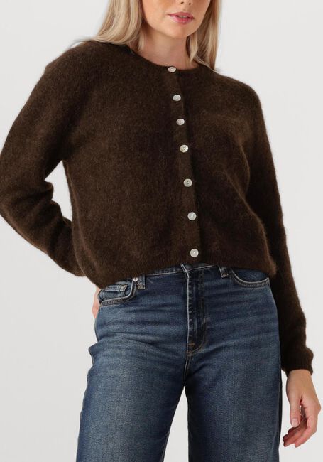 Bruine AMERICAN VINTAGE Vest VITOW CARDIGAN - large