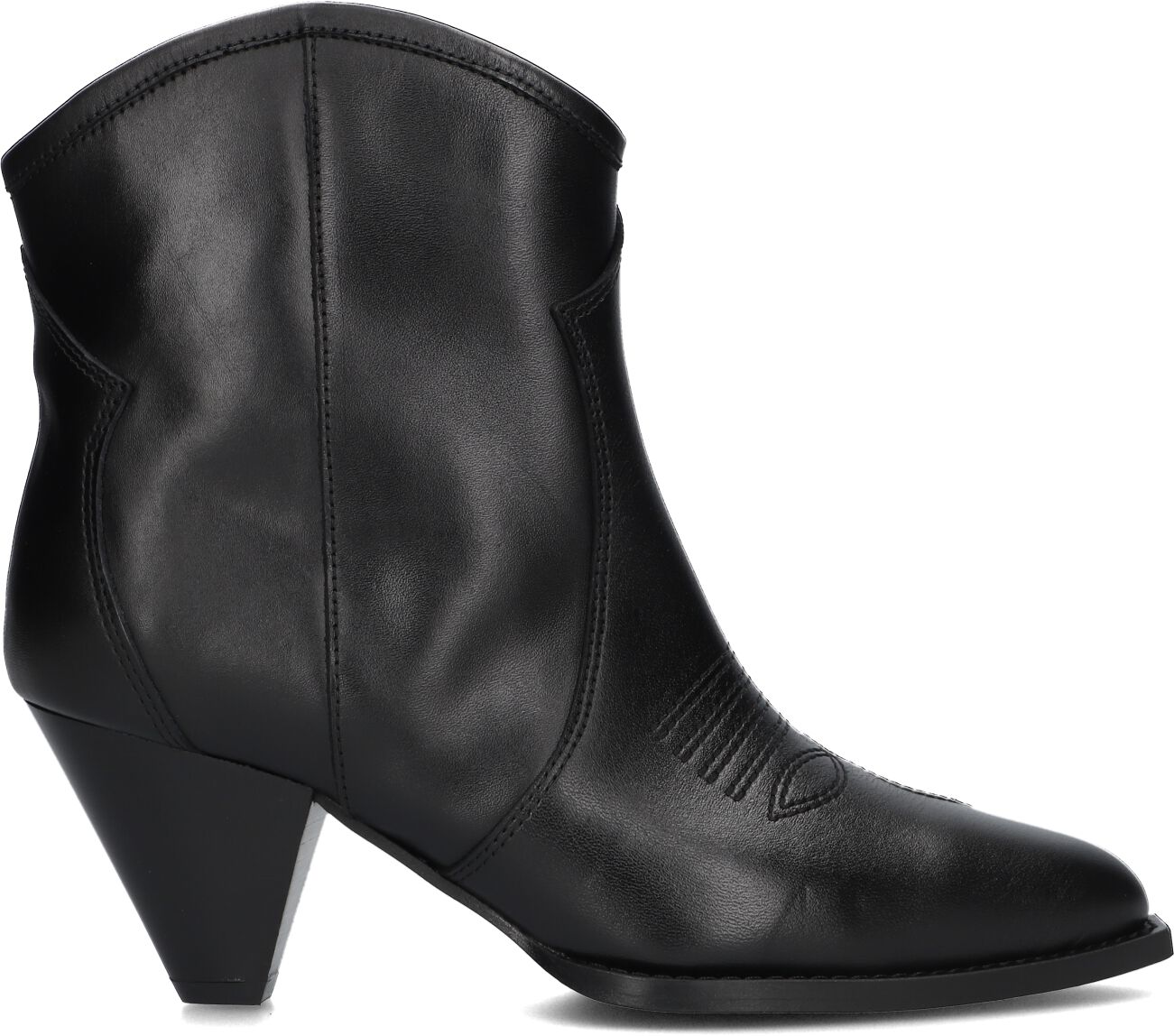 Toral Enkellaarsjes
Dames Cream, Maat: 38, Materiaal: Leer, Kleur: Zwart afbeelding 1