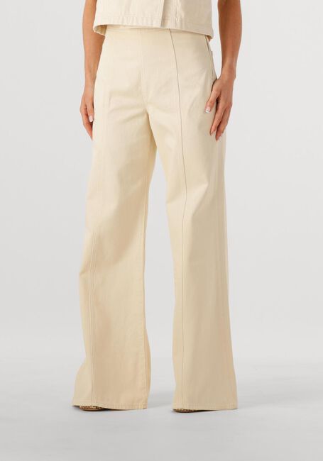 Witte ULLA JOHNSON Wijde broek THE BIANCA WIDE LEG JEAN - large