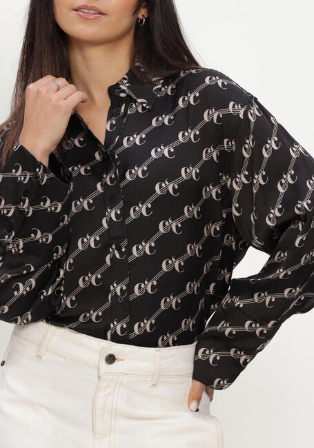 Zwarte CO'COUTURE Blouses LOGO OVERSIZED SHIRT - large