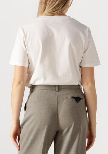 Gebroken wit HAUTE L'AMITIÉ T-shirt PEARL BOW TEE - large