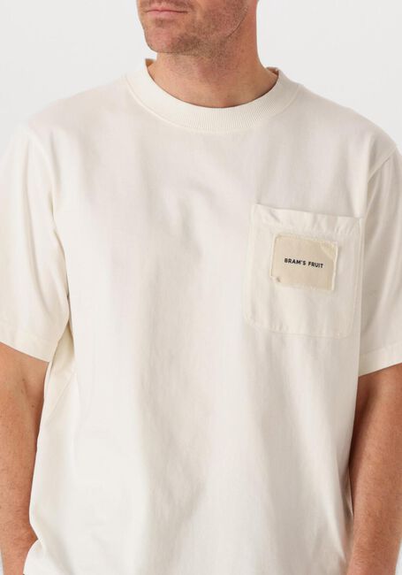 Witte BRAM'S FRUIT T-shirt CHEST POCKET TSHIRT - large