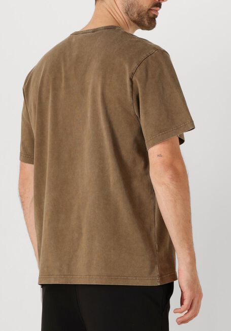 Bruine FORÉT T-shirt OAK FADED WASH T-SHIRT - large