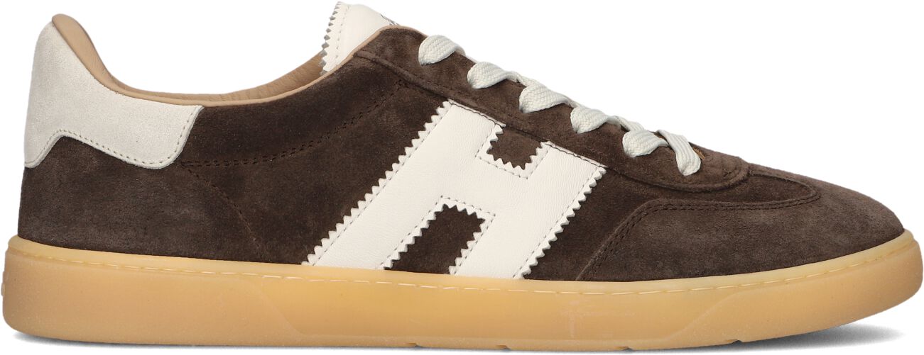 Hogan Lage Sneakers Heren Retro Sneaker, Maat: 43,5, Materiaal: Suède, Kleur: Bruin