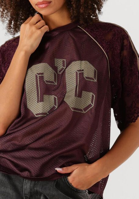 Bordeaux CO'COUTURE Top TREYCC LACE TEE - large
