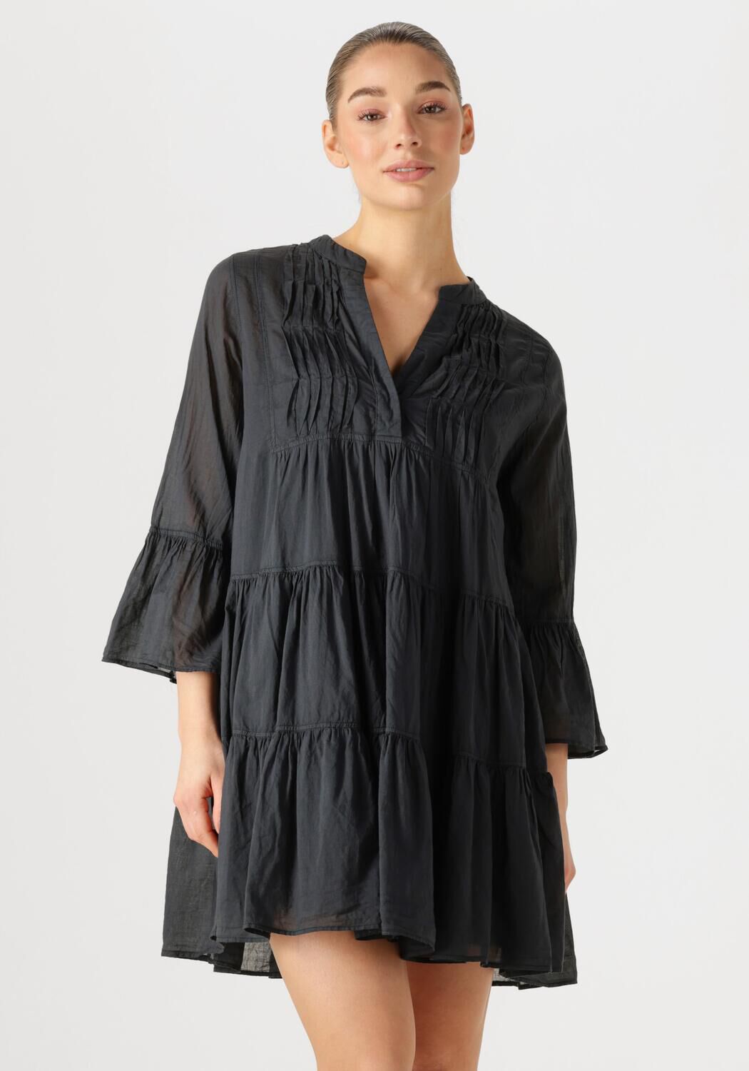 Devotion Mini Jurk Dames Neon, Maat: L, Kleur: Zwart