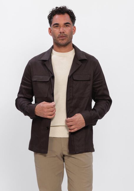 Bruine PROFUOMO Overshirts OVERSHIRT LL GD - large