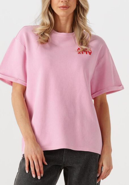 Roze ALIX THE LABEL T-shirt LADIES KNITTED ALIX SHIRT - large