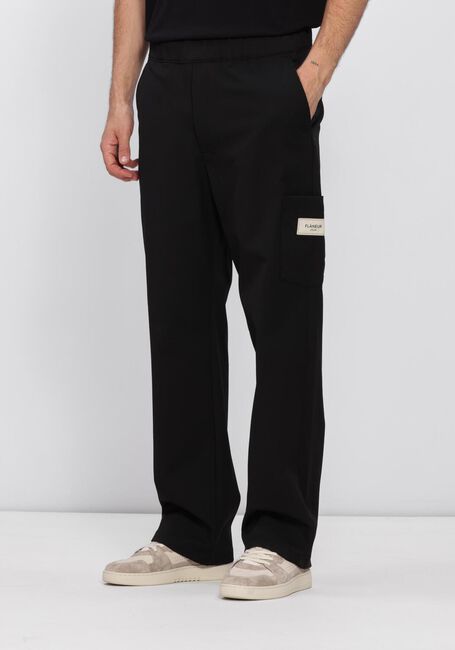 Zwarte FLANEUR Cargobroeken ATELIER TAILORED TROUSERS - large