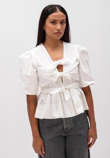 Witte GANNI Blouses W0309 - large