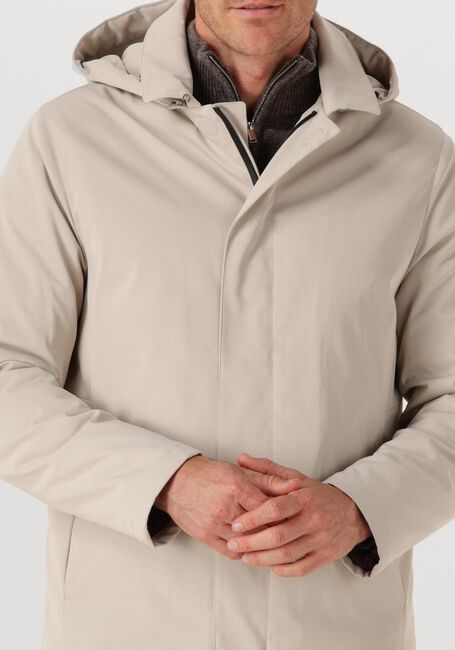 Beige PROFUOMO Mantel RAINCOAT LONG MAGNET - large