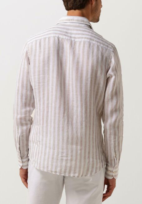 Beige PROFUOMO Casual overhemd SHIRT X-CUTAWAY SC LINNEN - large
