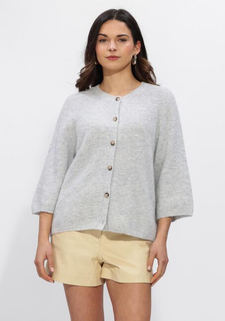 Lichtgrijze KNIT-TED Vest MEG - large