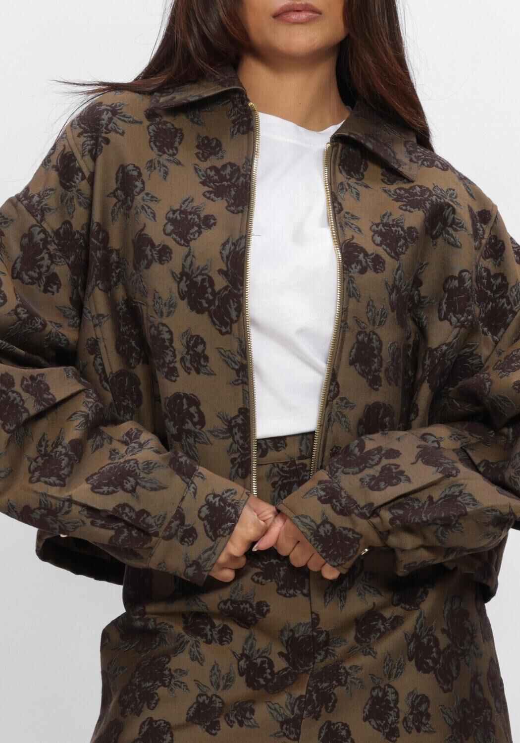 Khaki AMAYA AMSTERDAM Jack CRUZ JACKET - large