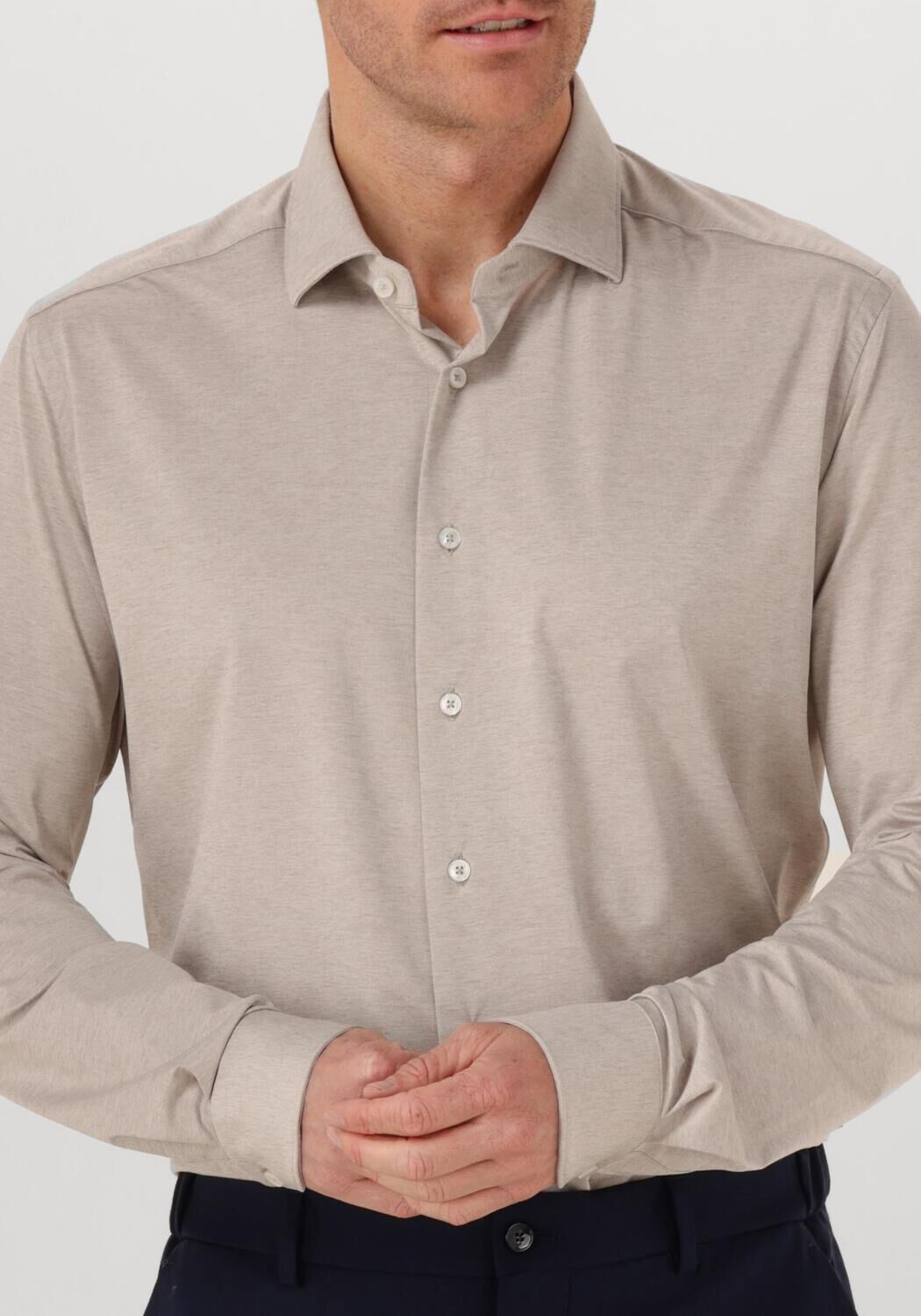 Beige XACUS Trui ACTIVE SHIRT 558ML VAR070 - large