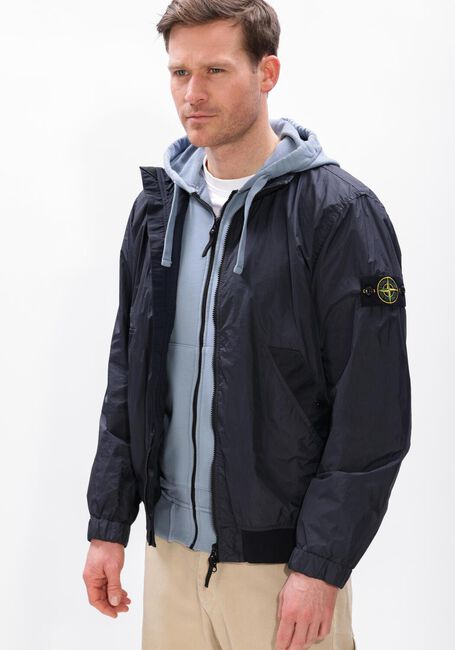 Donkerblauwe STONE ISLAND Gewatteerde jas JACKET S0A23 - large