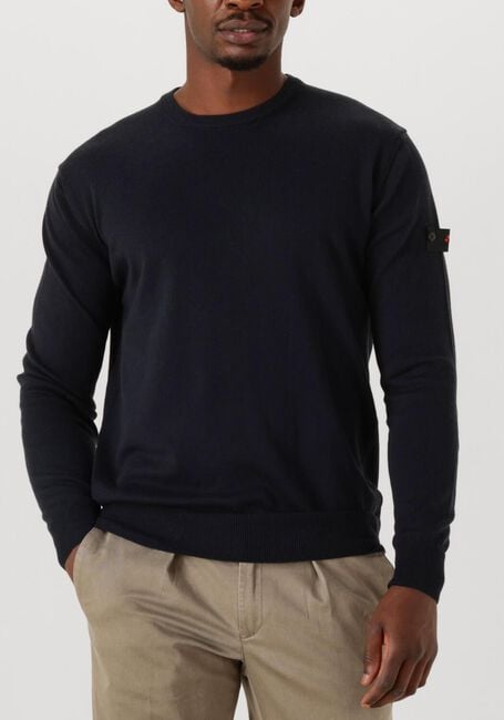 Donkerblauwe PEUTEREY Trui EXMOOR 07 - large