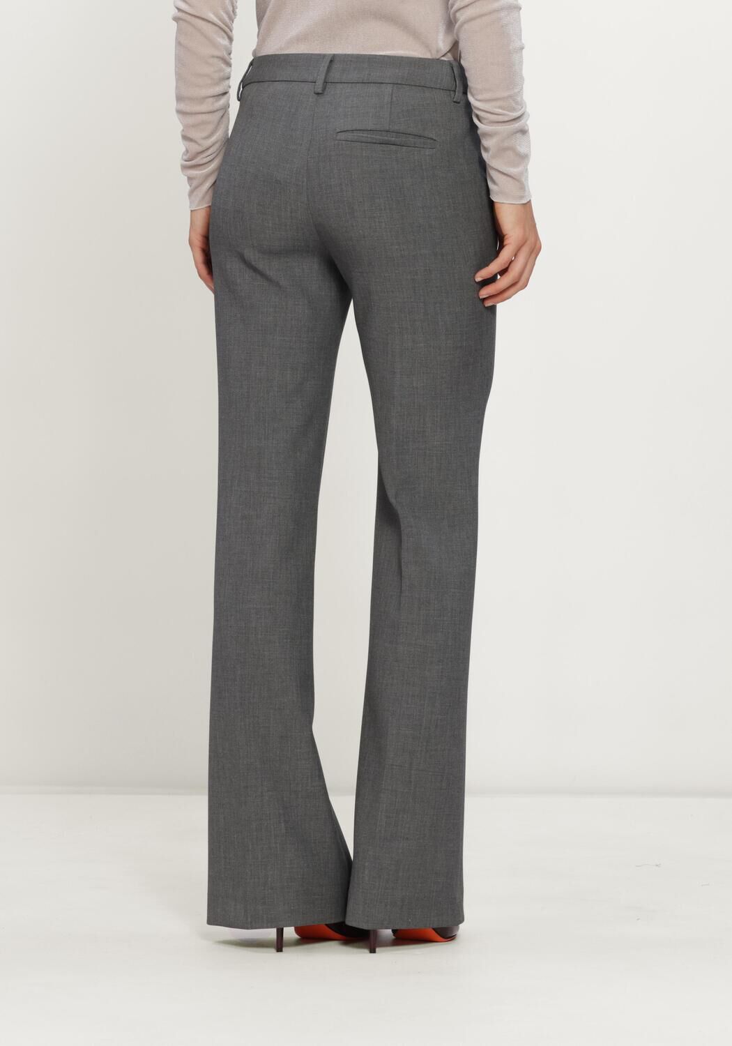 Donkergrijze LUISA CERANO Flared broek BOOTLEG-PANTS - large
