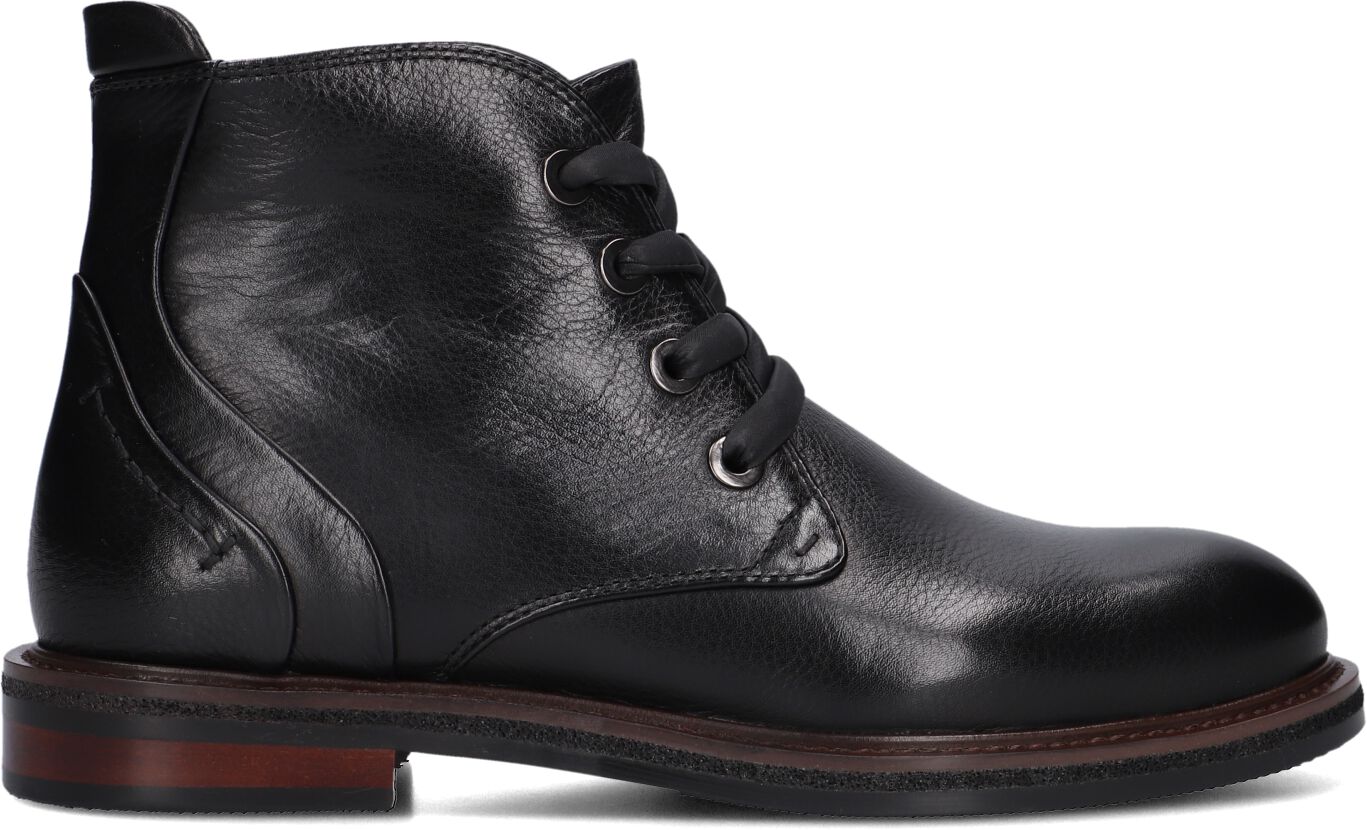 Maripe Veterboots Dames Priscilla, Maat: 39, Materiaal: Leer, Kleur: Zwart