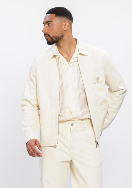 Ecru FILLING PIECES Overshirts WORKER JACKET - large