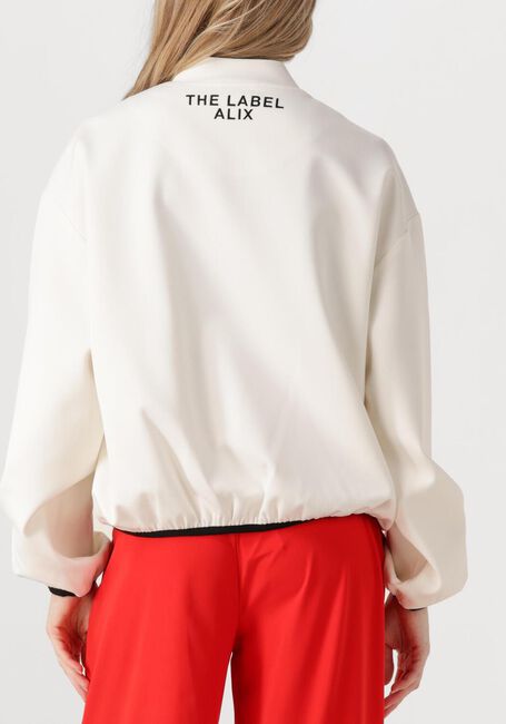 Witte ALIX THE LABEL Jack LADIES WOVEN BULL BOMBER - large
