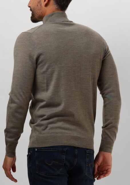 Groene PROFUOMO Trui PULLOVER HALF ZIP - large
