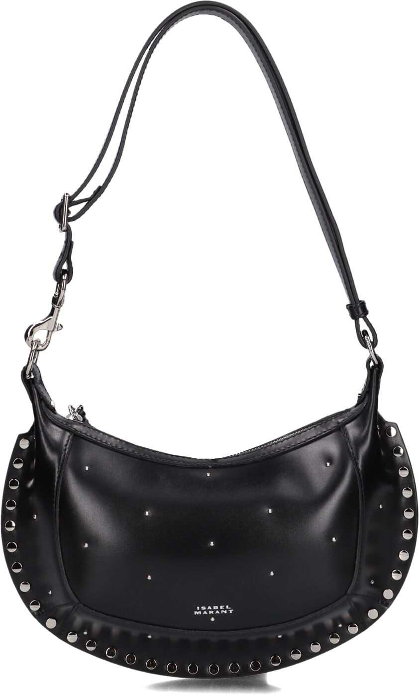 Isabel Marant Isabel Marant Schoudertas Dames Oskan Moon Shoulder Bag, Materiaal: Leer, Kleur: Zwart