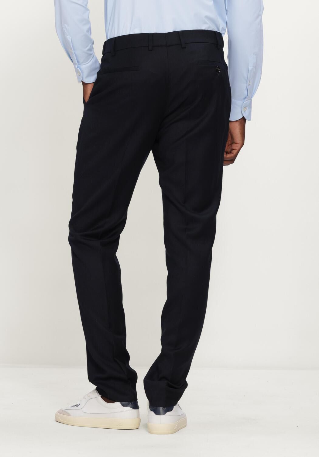 Blauwe BERWICH Pantalon SPIAGGIA SLIM - large