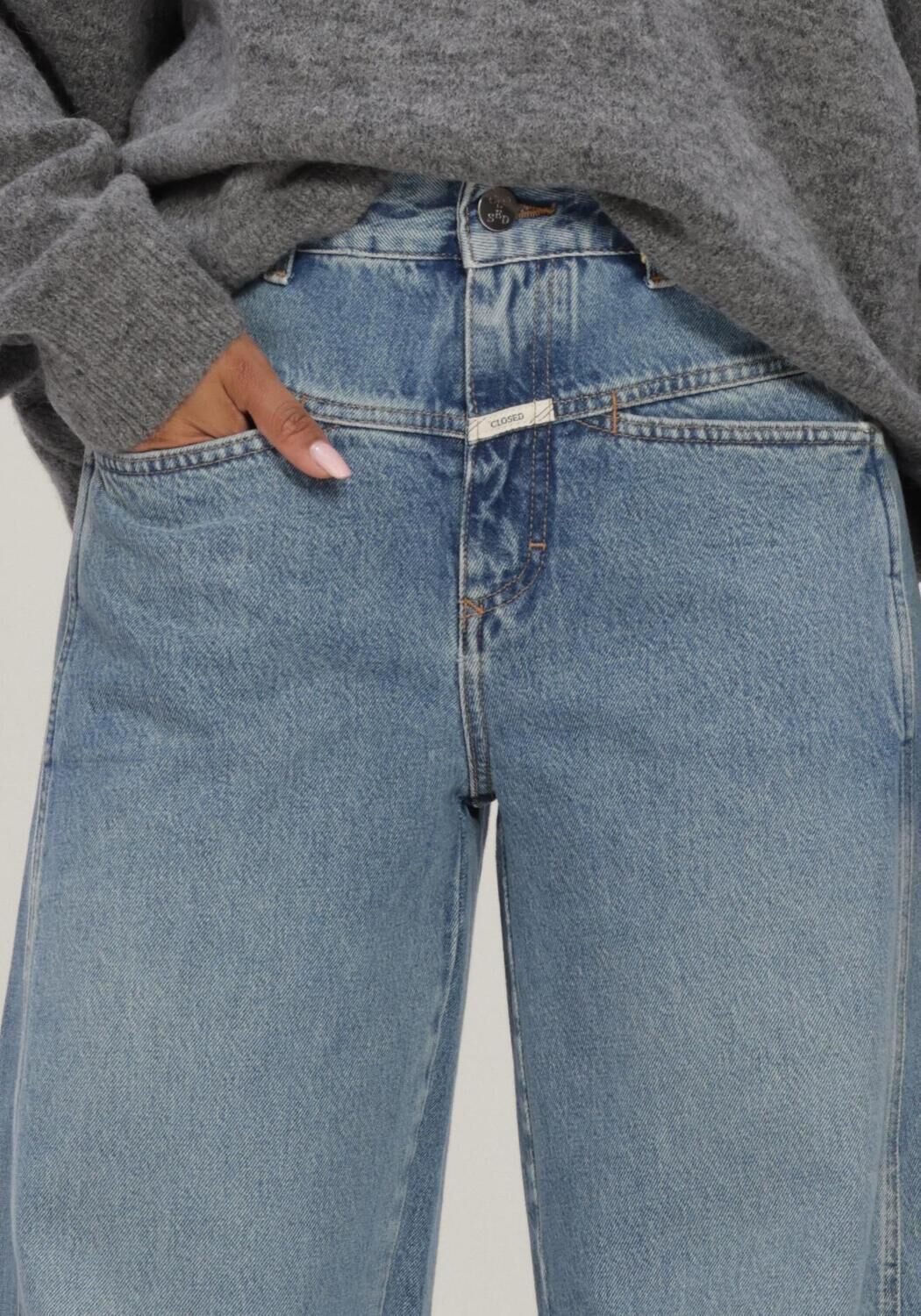 Blauwe CLOSED Wide jeans TORI-X - large