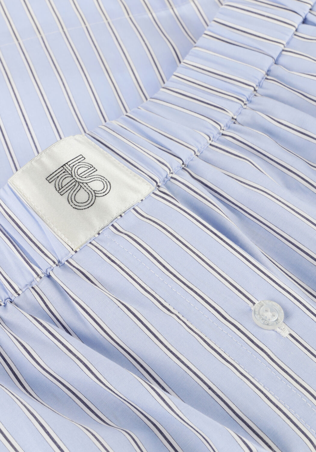 Blauwe SECOND FEMALE Korte broek ALANIS SHORTS - large