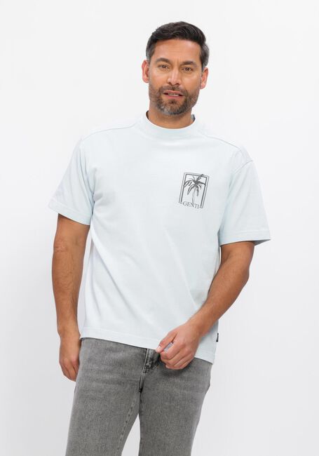 Lichtblauwe GENTI T-shirt T-SHIRT SS 1226 - large