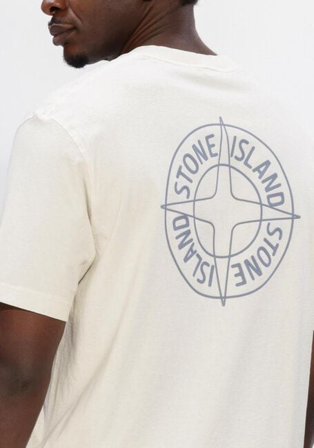 Ecru STONE ISLAND T-shirt SS T-SHIRT S0284 - large