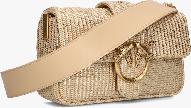 Goudkleurig PINKO Schoudertas LOVE ONE MINI SLOUCHY Goudkleurig PINKO Schoudertas LOVE ONE MINI SLOUCHY - large