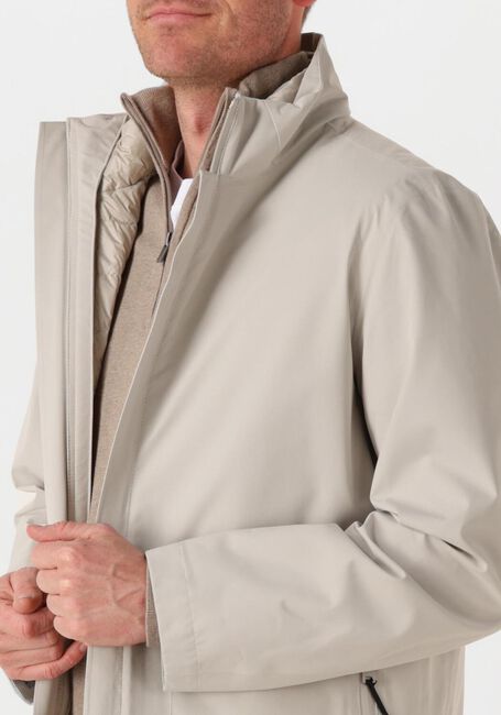 Beige WOOLRICH Jack 2 LAYER 2IN1 CARCOAT - large