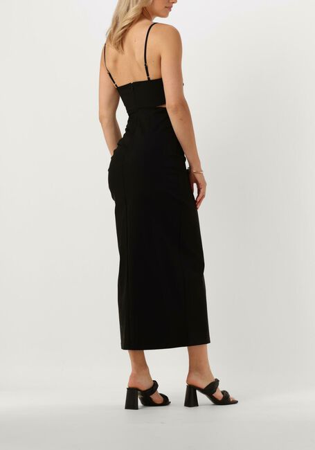 Zwarte GESTUZ Midi jurk BLINAGZ DRESS - large