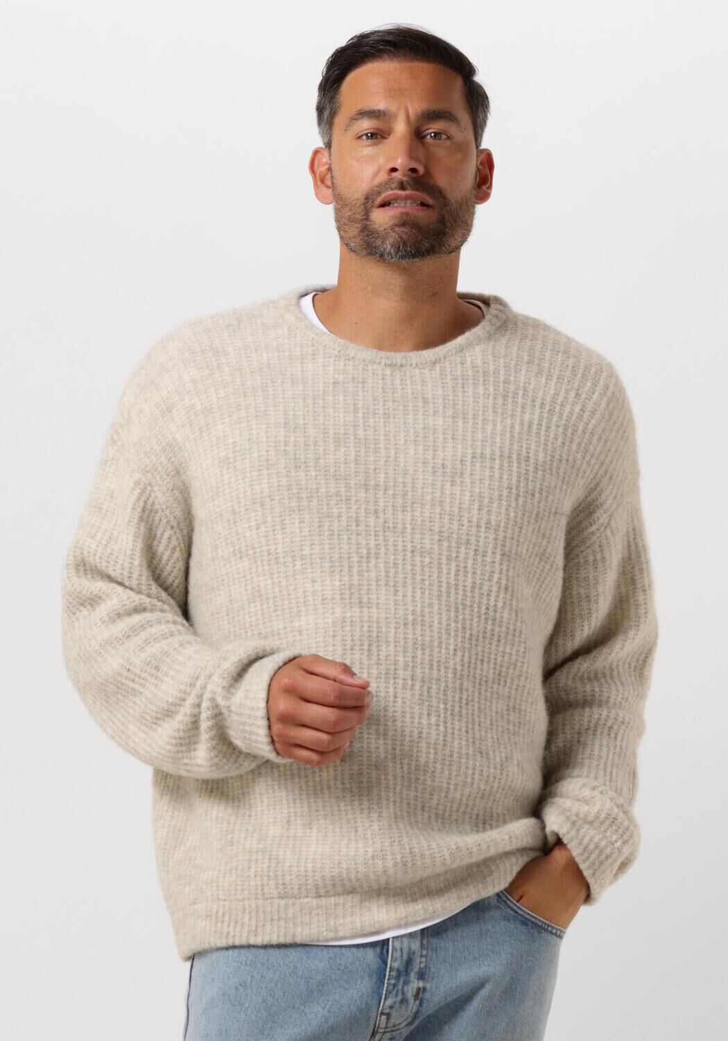 American Vintage Trui Heren East H, Maat: M/L, Kleur: Lichtgrijs