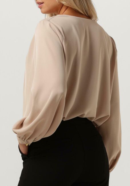 Beige ACCESS Blouse BLOUSE WITH FRONT V OPENING - large