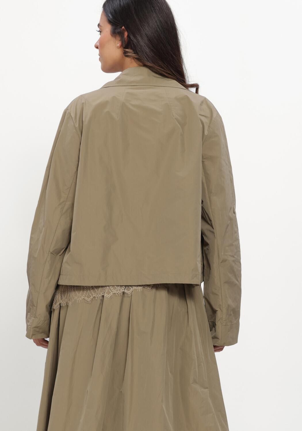 Khaki LUISA CERANO Top TAFT-BLOUSONJACKE - large