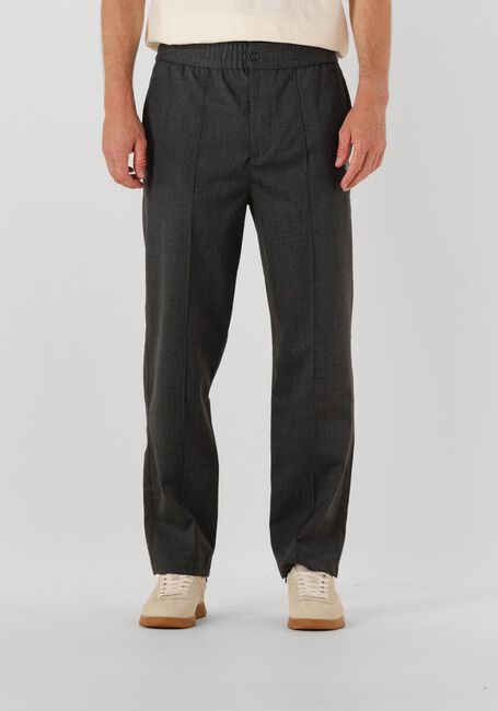 Grijze FILLING PIECES Chino COACH PANTS TWILL WOOL - large