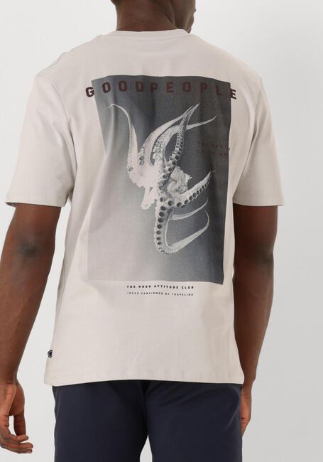Lichtgrijze THE GOODPEOPLE T-shirt TPHOTO - large
